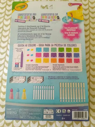 Crayola Laboratorio Rotuladores + Recambios Oloros