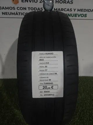 215 55 17 94W KUMHO ECSTA HS51