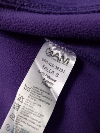 Chaqueta polar con capucha mujer