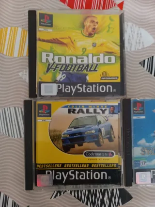 Videogiochi PlayStation 1: Rally, Calcio, Avventura