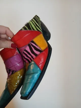 Sabot patchwork multicolor donna