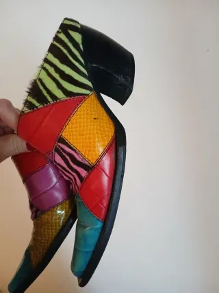 Sabot patchwork multicolor donna