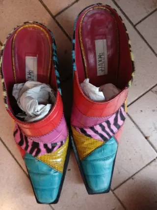 Sabot patchwork multicolor donna