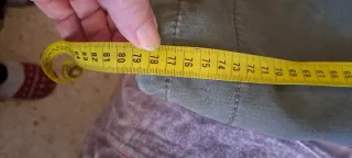 Chaquetón verde mujer