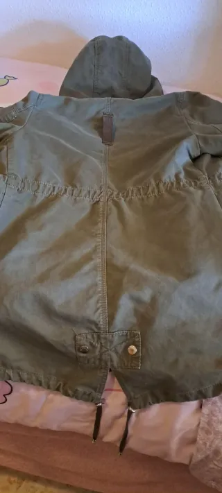 Chaquetón verde mujer