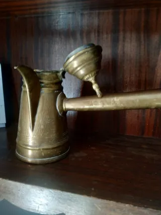 Cafetera Turca Antigua Latón