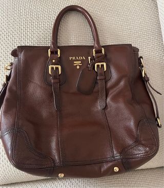Borsa Prada Marrone Impeccabile