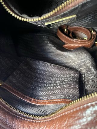 Borsa Prada Marrone Impeccabile
