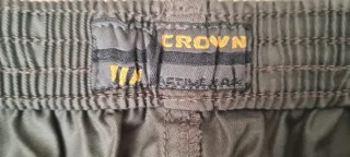 Pantaloni CROWN Uomo Taglia L 52-54 verde militare