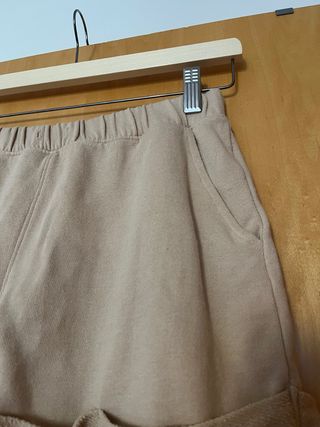 Shorts de felpa color tostado Forever 21