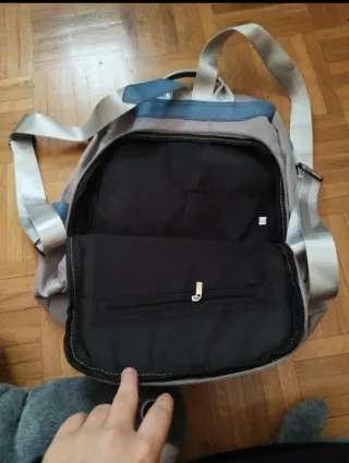 Mochila Antirrobo Azul y Turquesa