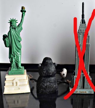 Figura de KingKong de Nueva York