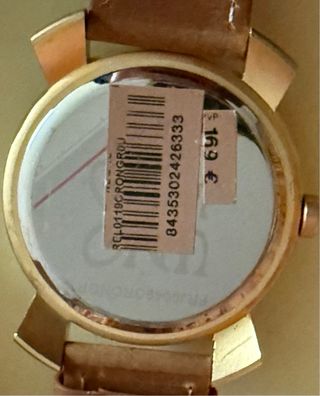 Reloj Uno de 50 Negro y Dorado