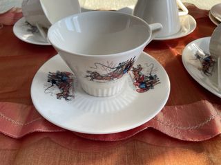 Servizio da tè CCB in porcellana