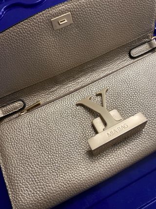 Borsa Mia Bag Logo Y Catenina Oro