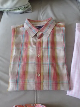 Lote 4 Camisas Caballero Manga larga y corta