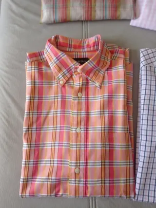 Lote 4 Camisas Caballero Manga larga y corta