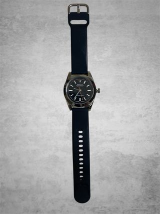 Rolex Milgauss Reloj Negro y Plateado