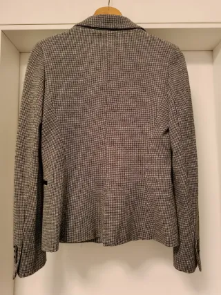 Americana estampado pata de gallo Mango Talla M