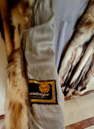 Chaquetón de pelo natural mujer