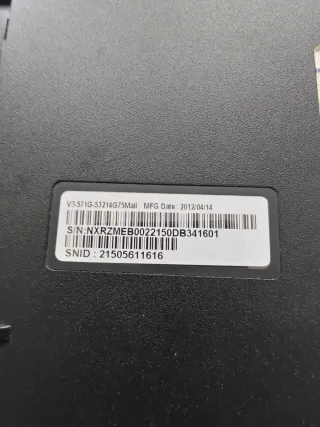 Pantalla Portátil Acer Aspire V3-571G