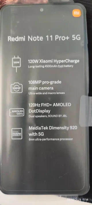 Xiaomi Redmi Note 11 Pro+ 5G Verde