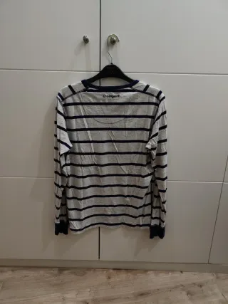 Sudadera Desigual Talla M Rayas