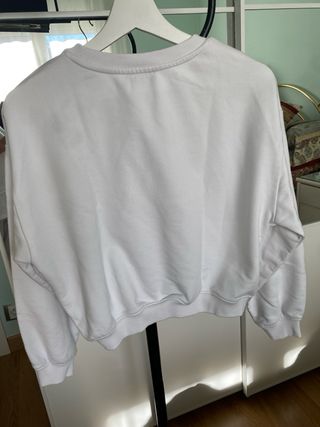 Sudadera WAY BY IKKS blanca talla S