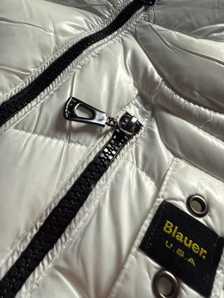 Piumino blauer bianco trapuntato