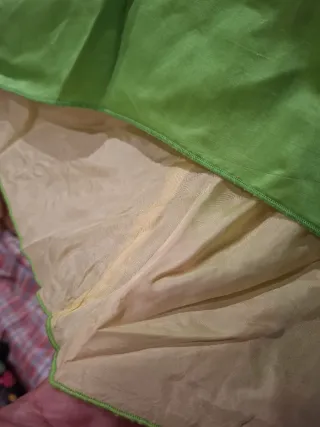 Vestido de fiesta verde manzana