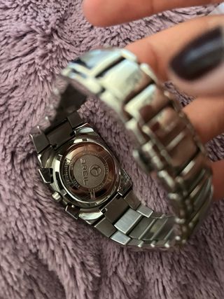 Reloj Cronógrafo Azul y Plateado