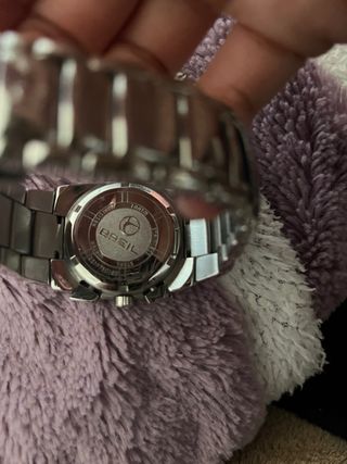 Reloj Cronógrafo Azul y Plateado