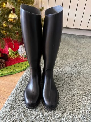 Botas de equitación Decathlon Negras