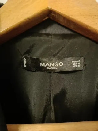 Americana Mango Gris Talla M