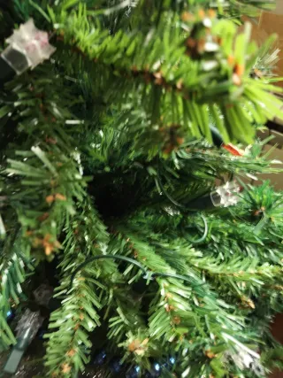 Gran Árbol de Navidad Pino Decorado y con luces