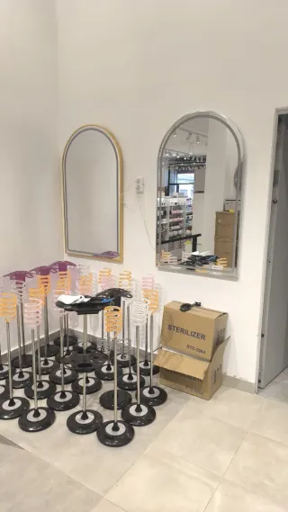 Espejo LED Oro, Plata para maquillaje o estetica,