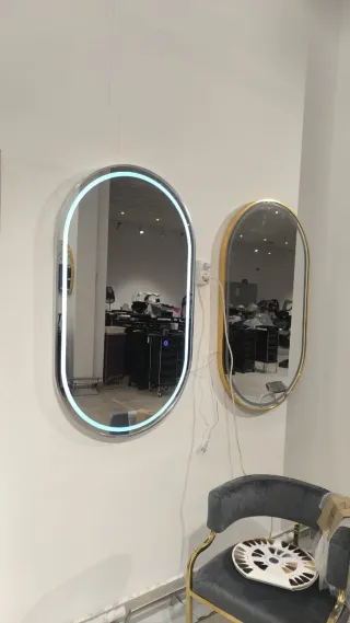 Espejo LED Oro, Plata para maquillaje o estetica,