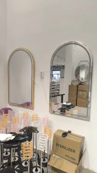 Espejo LED Oro, Plata para maquillaje o estetica,