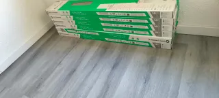 Suelo vinílico SPC Grey 5mm.