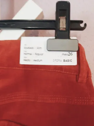 Pantalón pana caldera