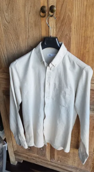 Camisa Zara Lino Talla S
