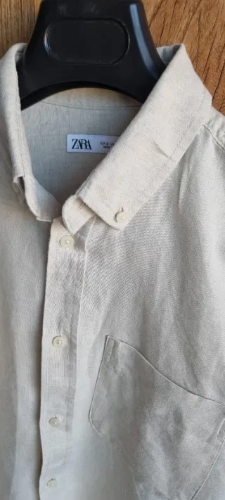Camisa Zara Lino Talla S