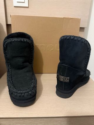 Botas Mou Eskimo Negras Poco Uso