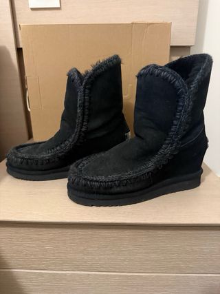 Botas Mou Eskimo Negras Poco Uso