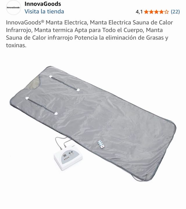 Manta Sauna Infrarossi - Nuova