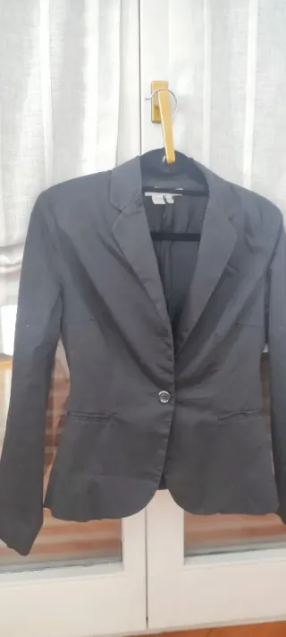 Chaqueta Zara Negra Mujer