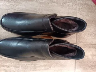 Botas de cuero negro Quattropassi