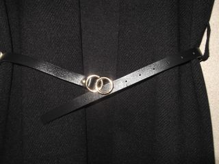 Completo donna nero con cintura