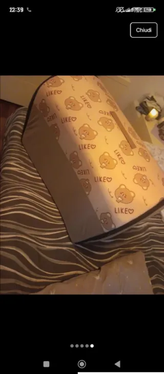 Cuccia chiusa per cani beige/marrone