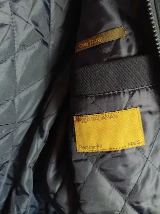 Capotto uomo nero regolar fit veste M